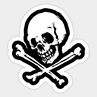 Skull and Crossbones Sticker